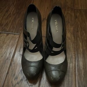 Prada size 40 slip on heels